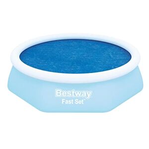 Bestway 58060 Bâche solaire diamètre 210 cm pour piscine hors sol Fast Set™ ronde diamètre 244 cm - Publicité