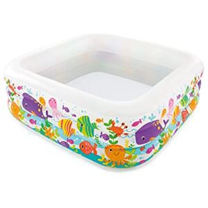 Intex Aquarium lacustre piscine hors sol pour enfants pataugeoire 159 x 159 x 50 cm pour 3 ans et plus - Publicité