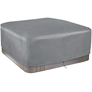 Schleuder Housse carrée imperméable pour extérieur, Housse de Protection Spas Imerméable 100 Résistant Aux UV, 420D pour Extérieur Spa Baignoire (220 * 220 * 85 cm) - Publicité