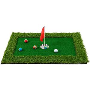 HAINAJICHEN Ensemble de Jeu de Golf de Piscine, Vert de Golf Flottant, Tapis de Golf, Accessoires d'entraînement pour Jeu de Piscine en Plein air Cadeau de Golf Parfait pour Les golfeurs - Publicité