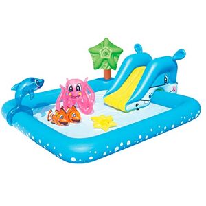 Bestway 53052 Aire de jeux pataugeoire Fantastic Aquarium 239 x 206 x 86 cm avec fontaine, pool - Publicité