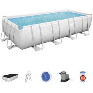 Bestway piscine hors sol rectangulaire Power Steel™ 549 x 274 x 122 cm - Publicité