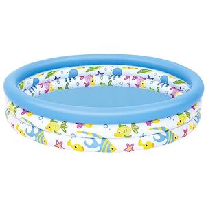 Bestway 51009 Piscine gonflable ronde Ocean Life 3 boudins 122 x 25 cm - Publicité