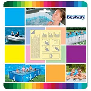 Bestway 62091 10 patchs de réparation waterproof de 42,30 cm2 - Publicité