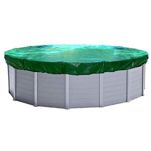 QUICK STAR Quikk Star Bâche de Protection pour Piscine Ronde 510 cm Convient pour Piscine 410-450 cm Bâche d'hiver 200 g/m² - Publicité