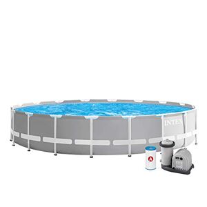 Intex kit Piscine Prism Frame Ronde Tubulaire (ø) 5,49 x (h) 1,22m - Publicité