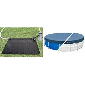 Intex Chauffage Tapis Solaire & bâche Protection pour Piscine Ronde 3m66 - Publicité