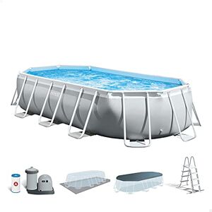 Intex kit Piscine Prism Frame Ovale Tubulaire (l) 5,03 x (l) 2,74 x (h) 1,22m - Publicité