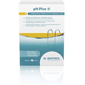 Bayrol pH-Plus 1,5 kg Granulés purs pour Augmenter Un pH trop Bas dans la Piscine Dosage Facile par sachets pré-dosés 3 x 500 g Dissolution Rapide et Totale - Publicité