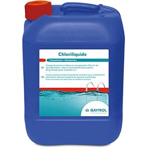 Bayrol Chloriliquide 10 L Chlore Liquide Non stabilisé sans Acide cyanurique Évite la Formation de tartre dans Le système d‘Injection désinfection permanente - Publicité