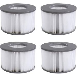 Denkmsd Cartouches Filtrantes pour Mspa, Filtres de Rechange pour Whirlpool Piscine Gonflable, Filtres pour Baignoire (4 Pcs) - Publicité