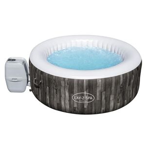 Bestway Spa gonflable rond Lay-Z-Spa® Bahamas Airjet™ motif bois 2 à 4 personnes, 180 x 66 cm - Publicité