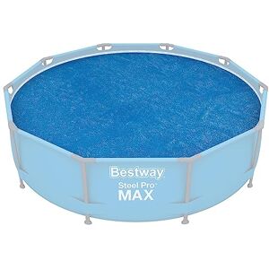 Bestway 58241 Bâche solaire diamètre 289 cm pour piscine hors sol ronde diamètre 305 cm Bleu - Publicité