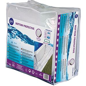 Gre MPROV915 Couverture de protection pour piscine surélevée ovale de 915 x 470 cm, blanche - Publicité