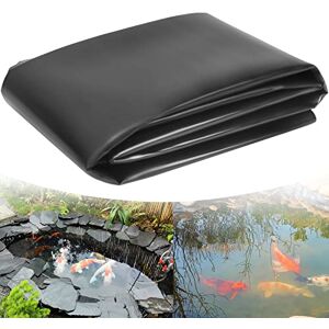 Storystore Bâche de Bassin en PVC, Robuste Noire Bâche de Bassin 2Mx3M, Bâche Liner pour Bassin Flexible, Grand Bassin à Poissons, Piscines,Jardin - Publicité