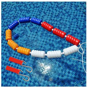 TUOYIBO Corde de sécurité Flottante pour Piscine en Forme de Spirale, Corde de séparation Professionnelle pour Piscine, Ligne de remorquage Marine, pour Piscine/Jeu de Vigilance (Couleur : Style câb - Publicité