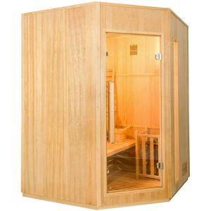 France SAUNA Sauna vapeur Zen 3-4 places avec poêle Lux 4,5 kW