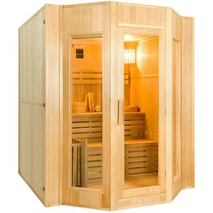 France SAUNA Sauna vapeur Zen 4 places avec poele 6 kW