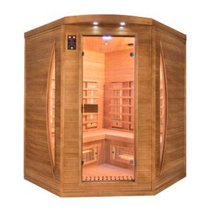 France SAUNA Sauna infrarouge Spectra 3 places angulaire - Publicité