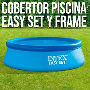 Intex Solar Cover 305 Cm Bleu For Easy Set/Metal Frame Pools - Publicité