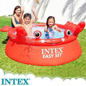 Intex Easy Set Crab 183x51 Cm Pool Rouge 183 x 51 cm - Publicité