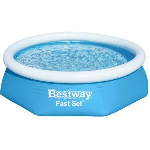 Fast Set 244x61 Cm Round Inflatable Pool Bleu 1880 Liters