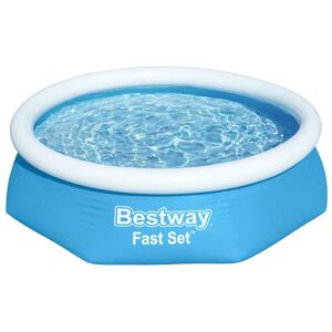Bestway Fast Set 244x61 Cm Round Inflatable Pool Bleu 1880 Liters - Publicité