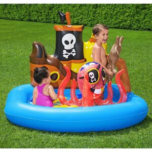 Bestway Pirate Boat Inflatable Pool 140x130x104 Cm Multicolore 140x130x104 cm - Publicité