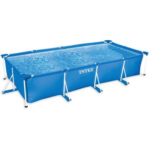 91481 INTEX Piscine Rectangular Frame 220 x 150 x 60 cm 28270NP - Publicité