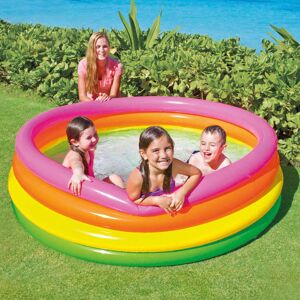 3202897 INTEX Piscine gonflable Sunset 4 anneaux 168x46 cm - Publicité