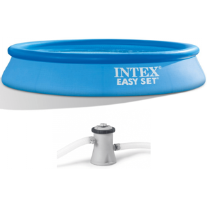 Intex Piscine gonflable Intex Easy Set 28118NP + Pompe filtre