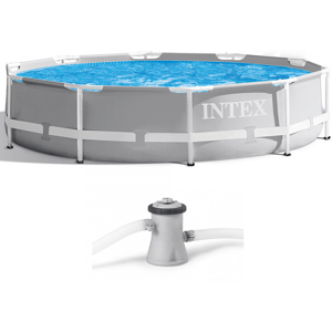 Piscine Ronde Intex Prisma Frame 26702NP + Épurateur à cartouche - Publicité