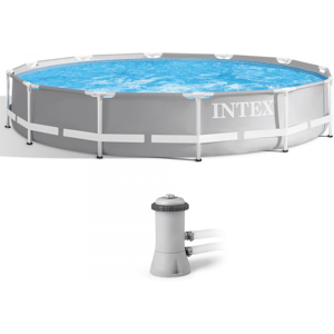 Piscine Ronde Intex Prisma Frame 26712NP + Épurateur à cartouche - Publicité