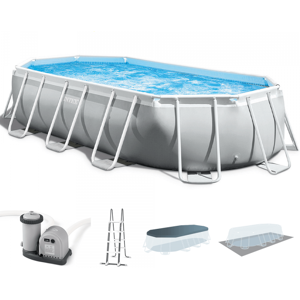 Piscine Ovale Intex Prisma Frame 26798NP - Publicité