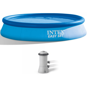 Piscine gonflable Intex Easy Set 28142NP + Épurateur à cartouche - Publicité