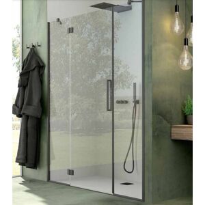 CSA Box Doccia Cabine de douche Alice N.FBF 120, porte battante centrale - Bianco Opaco  - Tras