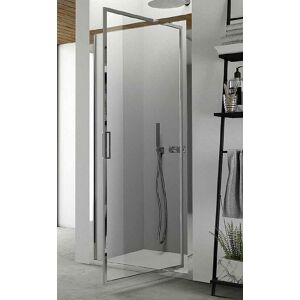 CSA Box Doccia Porte de douche, boîte 1 porte Giulia Giulia B 100 - Argent poli - C imprimé