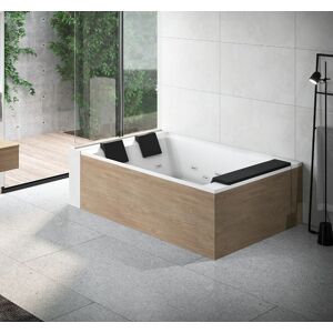 Novellini Divina Dual Whirpool Bagnoire 190x140 - Bianco Morbido  - GRAIN  - Senza Rubinet - Publicité