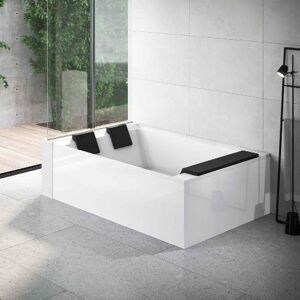 Novellini Divina Dual Baignoire 190x140 - Burlington - Blanc brillant - SANS ROBINET