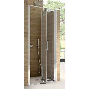 CSA Box Doccia Greta N.P 80 Porte de douche pliante - blanc - C imprimé - Sinistra