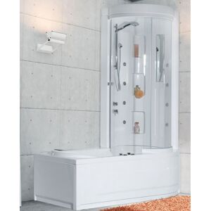 Thermodesign Baignoire d'hydromassage Java Combi  - 160x70 / 85 - Droit - Douche seulement hy