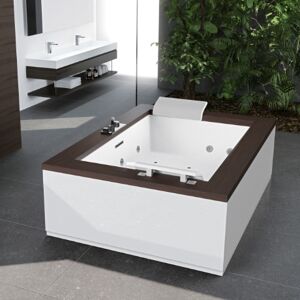 Novellini Sense Dual Hydro Plus Baignoire d'hydromassage  193x140 - Blanc brillant - Blanc - Publicité