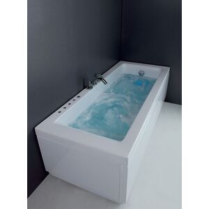 Colacril Bain a remous Whirlpool Sharm 170x70 en 5 couleurs SANS ROBINET sans panneau