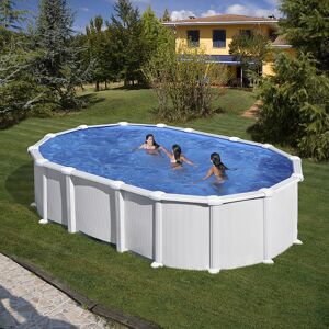 Piscine acier Gre Haiti ovale Dimension - 10,00 x 5,50 x h1,32m