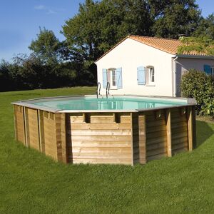 Sunbay Piscine bois Vermela 6,72 x 4,72 x h1,46m - Publicité