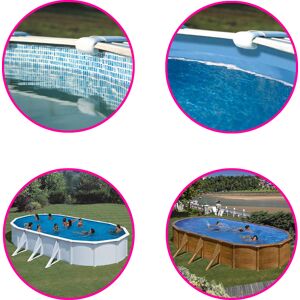 Gre Liner pour piscine acier Gre ovale fixation avec profil d’accrochage Coloris - Mosaique, Dimension - 5,00 x 3,00 x h1,32m