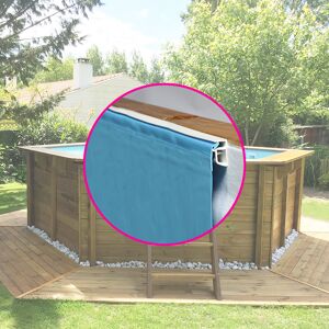 Sunbay Liner pour piscine bois Sunbay hexagonale Modèle - Vanille Premium - 4,12 x h1,19m