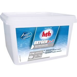 HTH Oxygen - oxygene actif multifonctions Quantite - 12,8 kg (4 seaux de 3,2 kg)