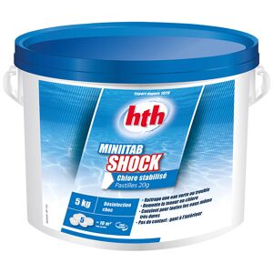 HTH Minitab Shock - chlore choc Quantité - 20 kg (4 seaux de 5 kg)