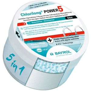 Bayrol Chlorilong Power 5 bloc Bayrol - chlore lent multiactions Quantité - Bloc de 650g